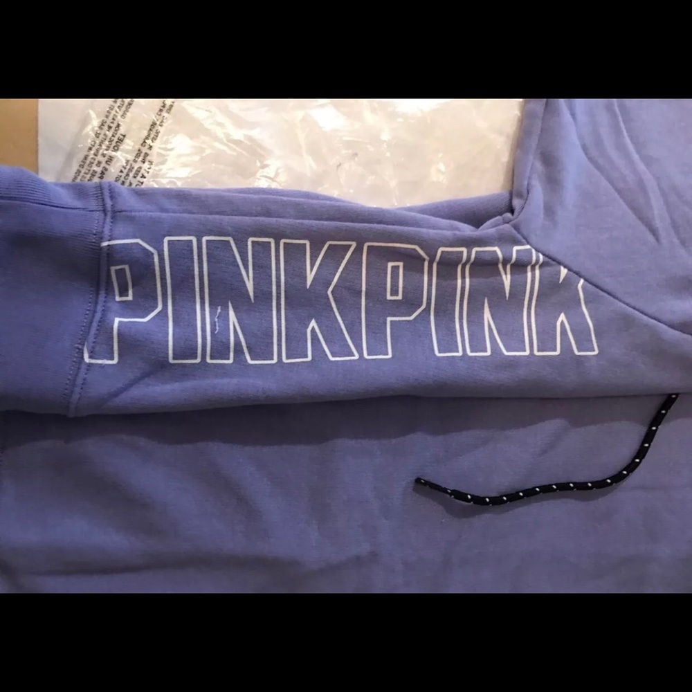 PINK VICTORIA'S SECRET CROPPED PULLOVER Violet - Picture 4 of 8